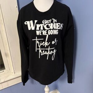 Fruit of the Loom Black Halloween Hoodie